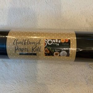 Chalkboard Paper Roll Black Never Opened Cottagecore Coastal Kids Playroom